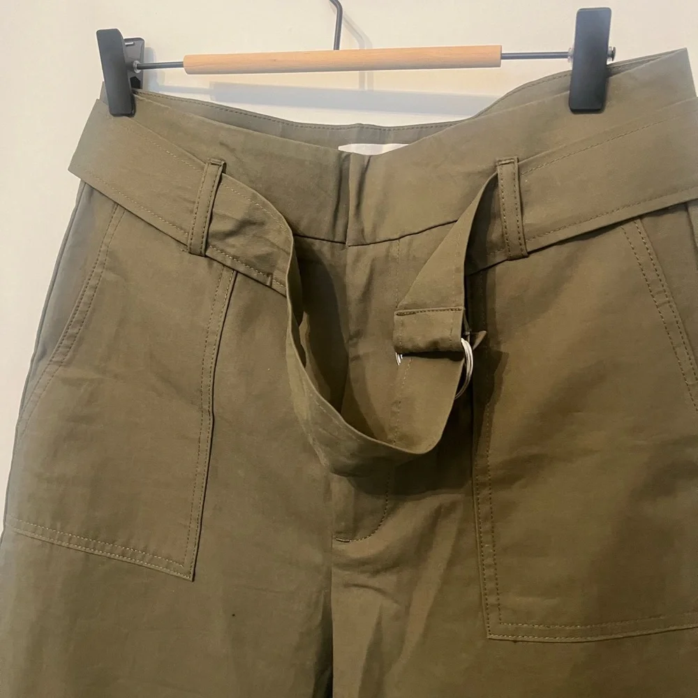 NWT Mango Belt high-waist trousers Sz. EUR 38 US 6 - Picture 5 of 10